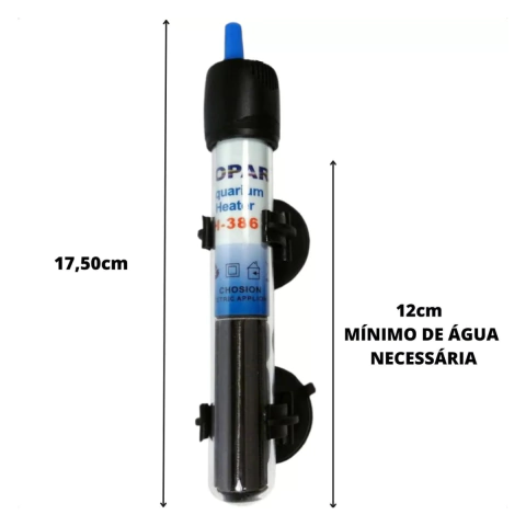 Termostato com Aquecedor Hopar H-386 - 50w - 127V