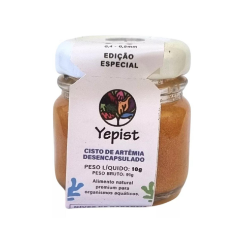 Alimento Yepist Cisto de Artêmia Desencapsulado 10g