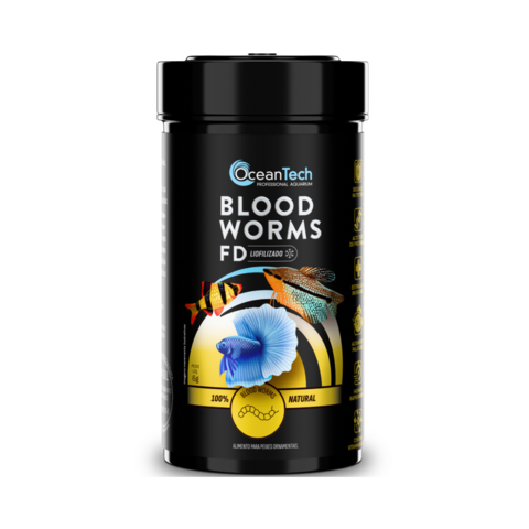 Ração Ocean Tech Blood Worms FD 12g