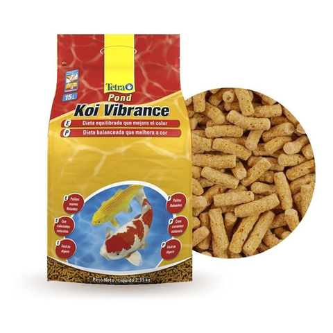 Ração Tetra Pond Koi Vibrance 2.350g
