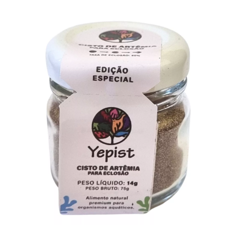 Alimento para Peixes Yepist Cisto de Artemia para Eclosão 14g