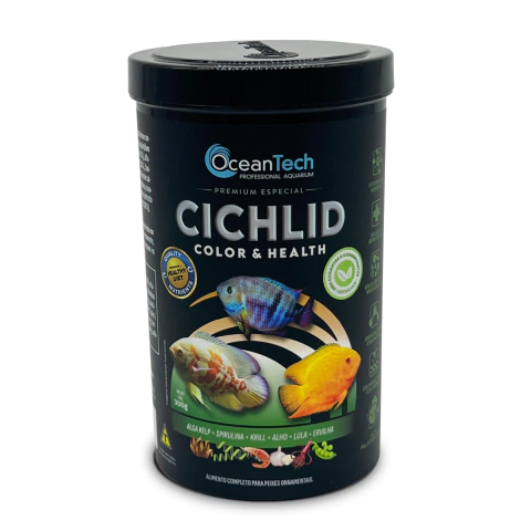 Ração Ocean Tech Cichlid Color e Health 300g
