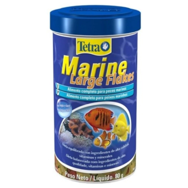 Ração Tetra Marine Flakes 80g