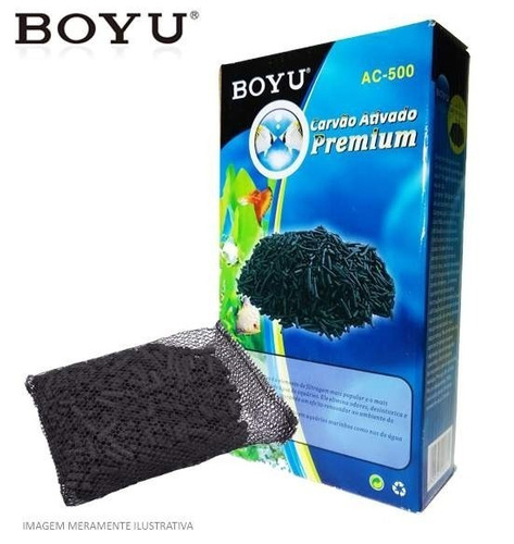 Carvão Ativado Boyu 500gr