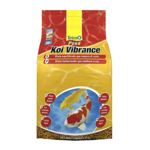Ração Tetra Pond Koi Vibrance 2.350g