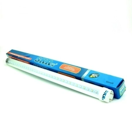 Lampada Led T8 9w Azul/Branca Bivolt - 60 cm - SKRW