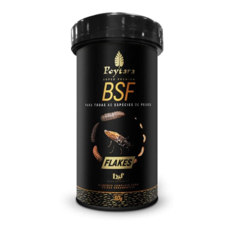 Ração Poytara Black Line BSF Flakes 30g