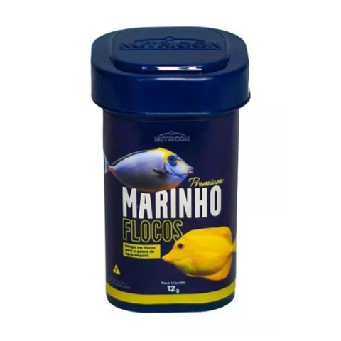 Ração Nutricon Marinho Flocos 12g
