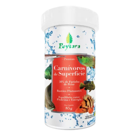 Ração Poytara Carnívoros de Superfície 85g