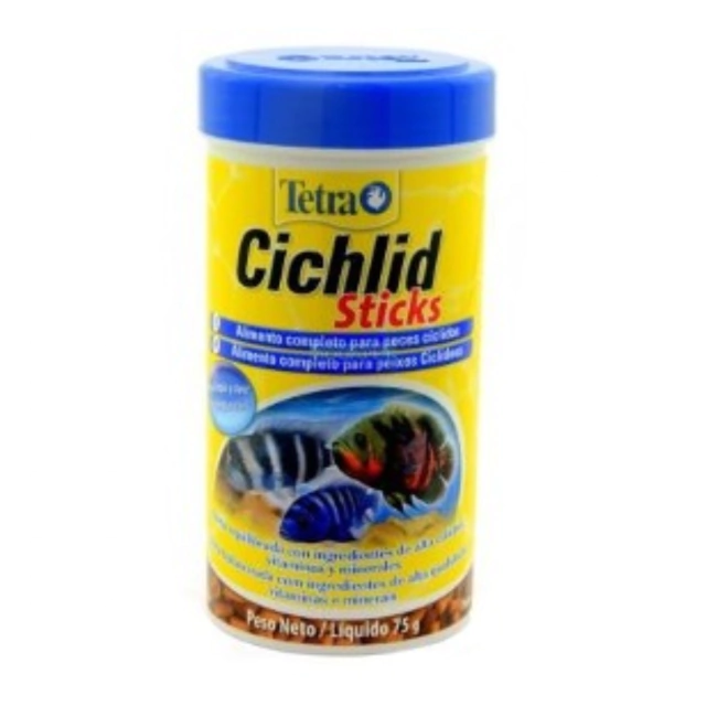 Ração Tetra Cichlid Sticks - 75gr