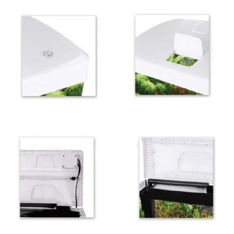 Aquário Boyu EC - 600 - 66 Litros - 110v - Branco