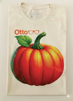 Camiseta Otto - ABÓBORA - 100% algodão