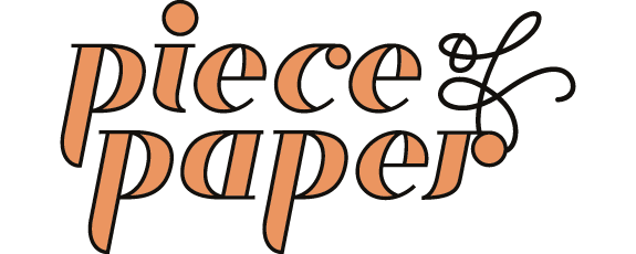 Piece of paper | Papelaria fina