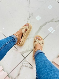 BIRKEN X STRASS/BEGE PALHA - comprar online