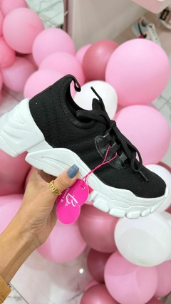 TENIS NATANI SHOES B/ PRETO