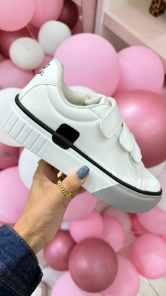 TENIS VELCRO SHOES B/ BRANCO
