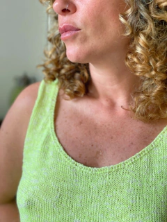 Imagen de Musculosa Mariana Azul Jaspeado