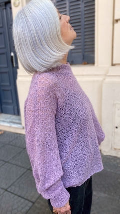 Sweater Paola Rosa Melange - tienda online