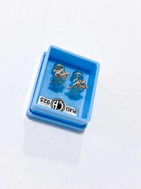 AROS ABRIDORES CH PLATA 925 TORTUGA