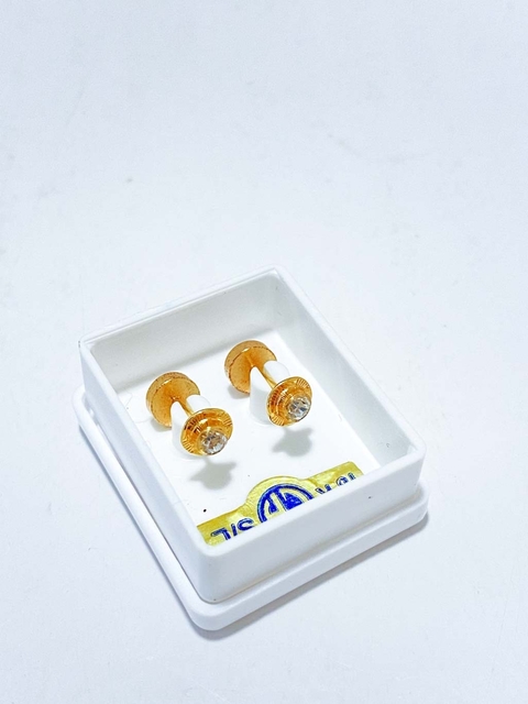 AROS ABRIDORES 18KT CON TIC LAMINADO CON CUBIC