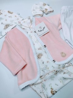 Imagen de Campera de Plush Aqua , Beige , Rosa