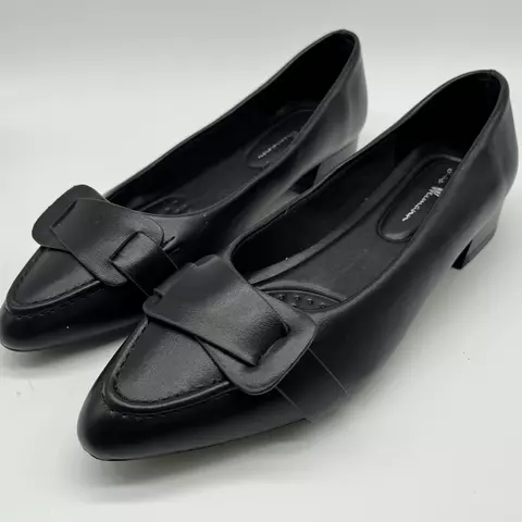 SENTA LAS WEIMANN balerina super comfort elegante en ecocuero negra JQ 9399-13