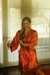 Robe Madrinhas Curto laranja com vies off - loja online