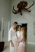 Robe Madrinhas Curto rose com vies off - loja online
