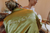 Robe Madrinhas Cetim Longo verde oliva com vies off