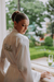 Robe noiva cetim longo clássico off white com vies off