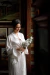 Robe noiva cetim longo clássico off white com vies off - comprar online