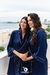 Robe 15 anos cetim curto Clássico azul marinho com vies off - comprar online