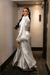 Robe noiva cetim longo Plumas branco - Le Charm - Pijamas e Robes em Cetim Toque de Seda - Loja Oficial