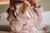 Pijama Calca e camisa manga longa cetim rose com vies off - comprar online