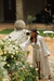 Robe noiva cetim longo clássico off white com vies rose - comprar online