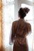Robe noiva cetim longo Plumas off white