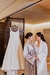 Robe Madrinhas Cetim Longo fendi com vies fendi