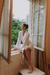Robe noiva cetim longo clássico off white com vies off - comprar online