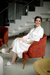 Robe noiva cetim longo clássico off white com vies off - comprar online