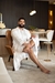 Robe masculino curto cetim off com vies off na internet