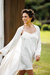 Robe noiva cetim longo clássico off white com vies off na internet