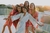 Robe 15 anos cetim curto Plumas off com vies off - comprar online