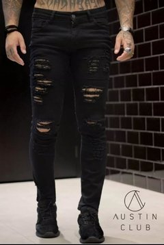 Calça Sarja Rasgados Austin Club