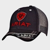 Boné Ariat Importado Black Red