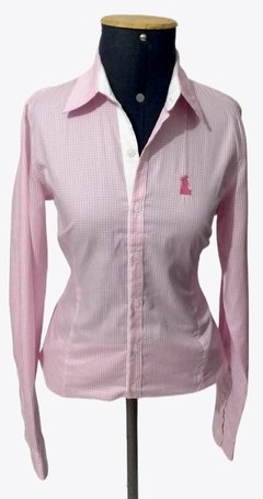 CAMISA BRIDAO ROSA XADREZ PATY COWGIRL