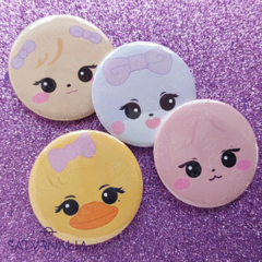 Pin chapa BlackPink character