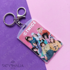 Porta SUBE llavero Twice grupal