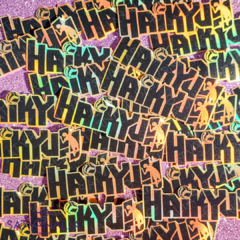 Sticker holográfico Haikyuu!! - comprar online