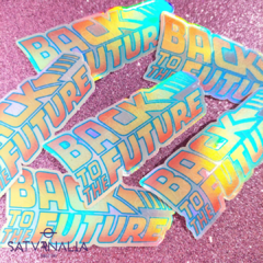 Sticker holográfico Back to the future - comprar online