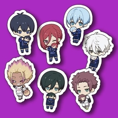 Stickers Blue Lock chibis - comprar online